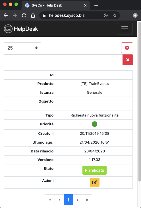 Sito Helpdesk SysCo